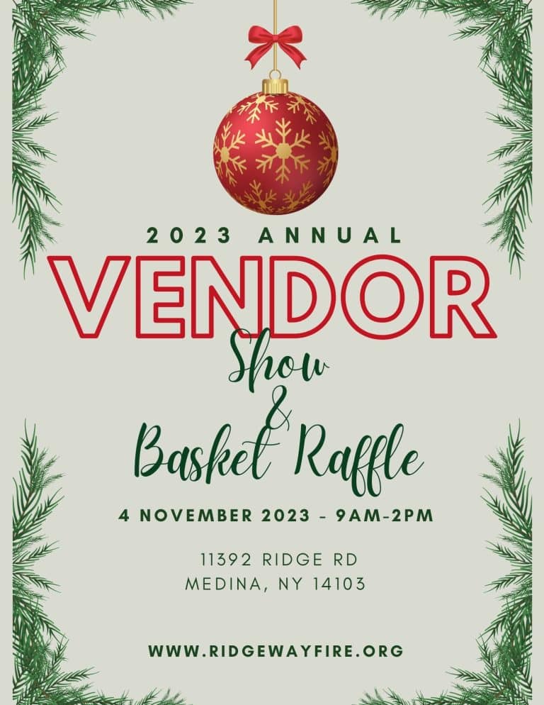 2023 Annual Vendor Blender and Basket Raffle!